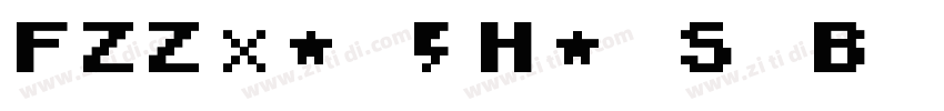 FZZhengHeiS B GB字体转换